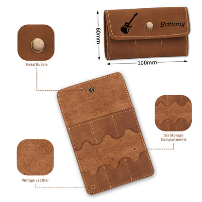 Personalized Guitar Pick Storage Bag