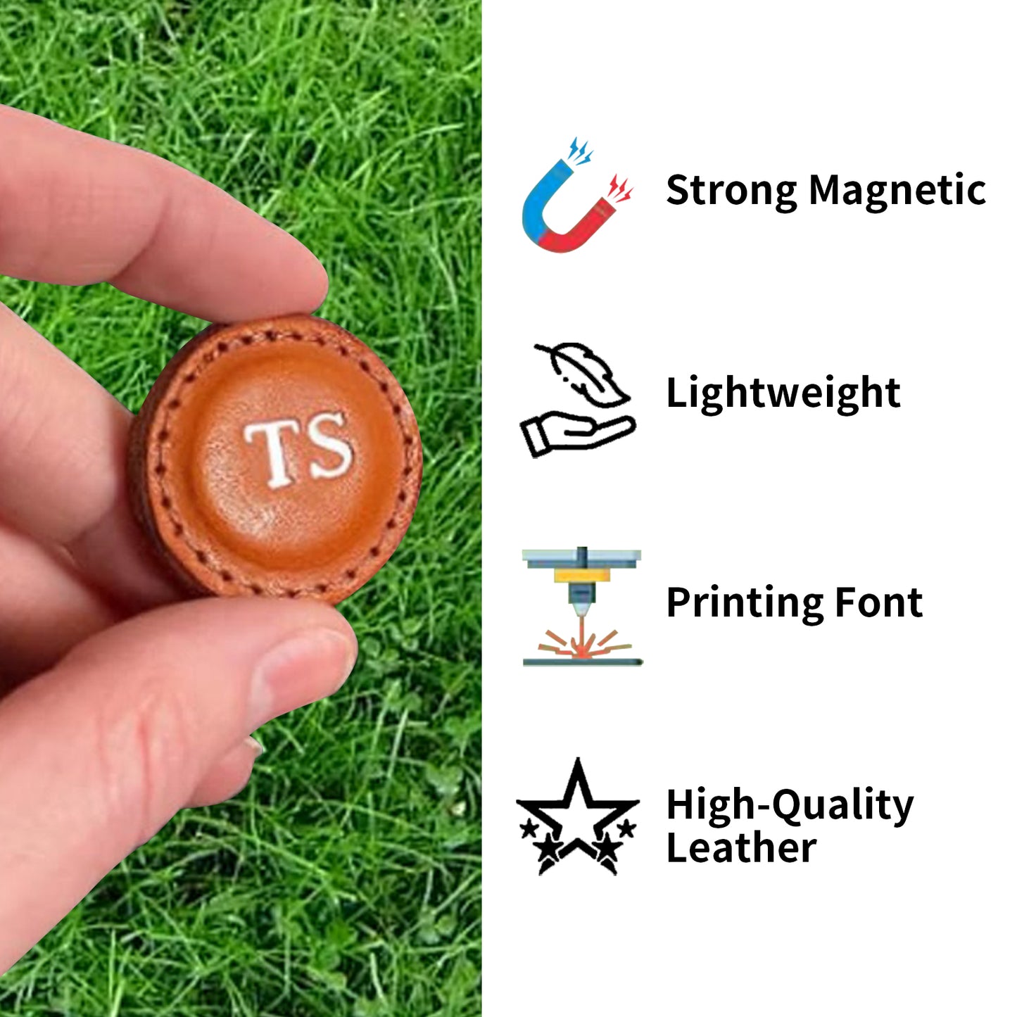 Personalized Golf Ball Markers Set of 2