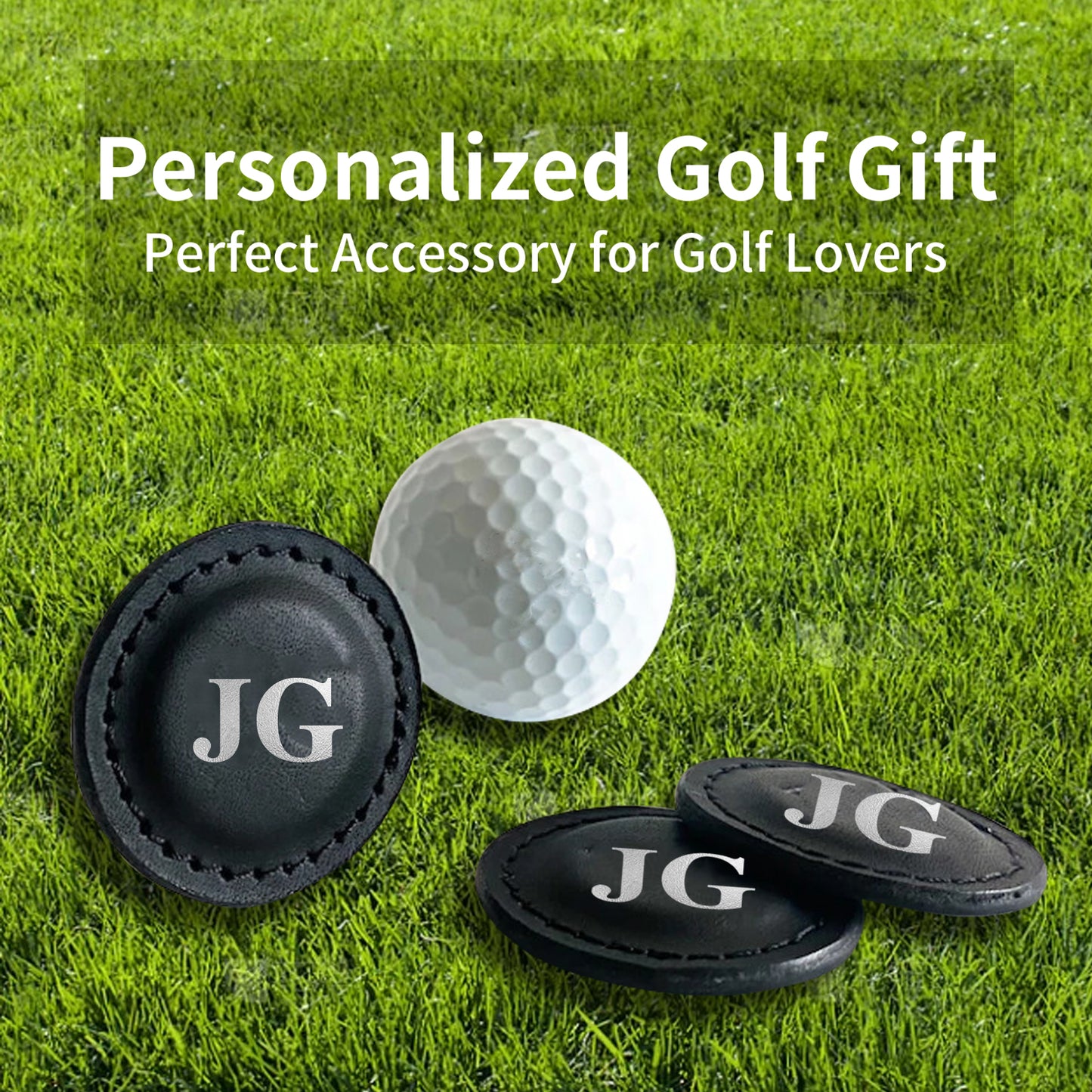 Personalized Golf Ball Markers Set of 2