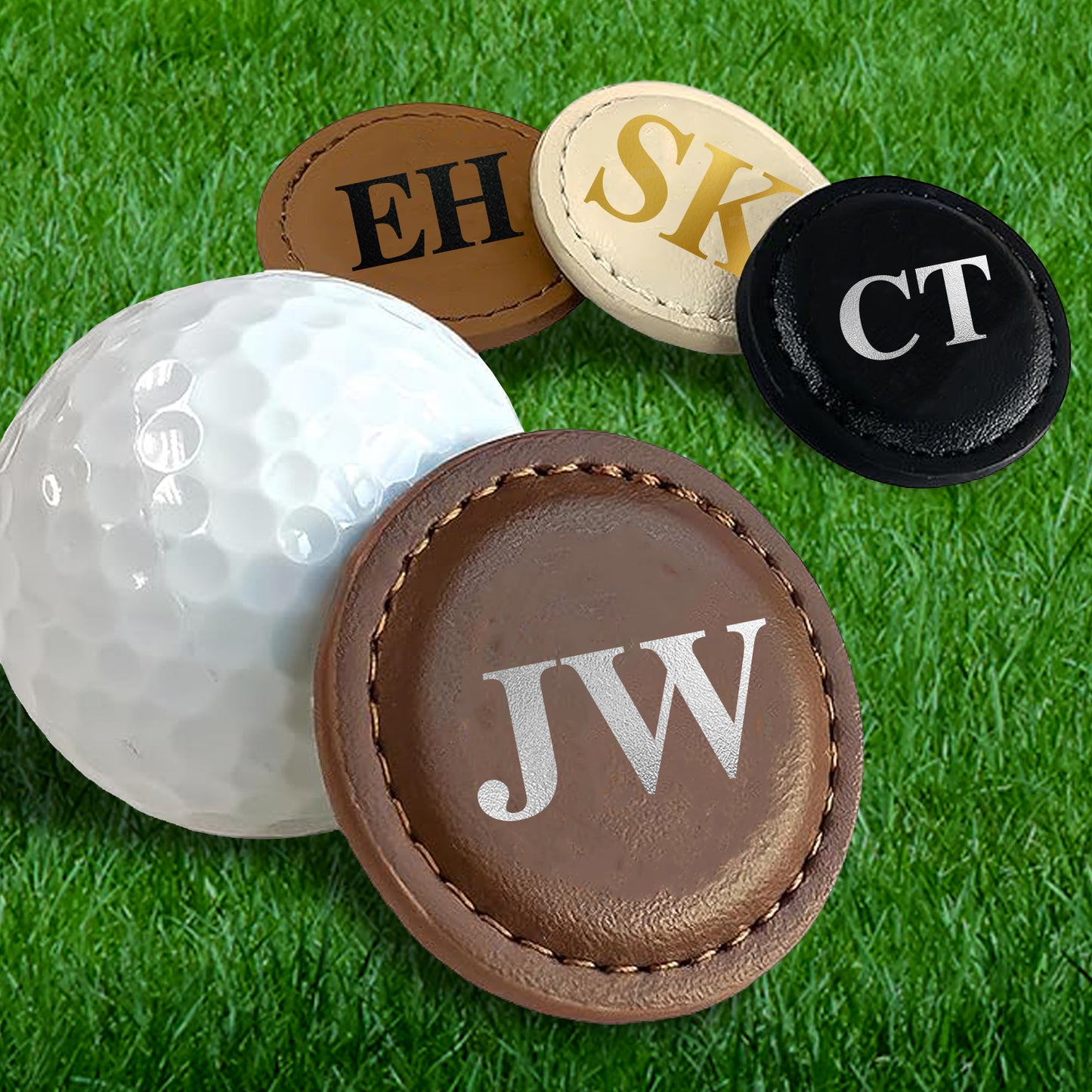 Personalized Golf Ball Markers Set of 2